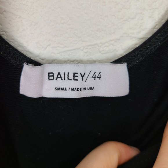 Bailey 44 Womens S Black Sleeveless Tie Front V-Neck Wrap Jumpsuit Pockets - Picture 6 of 9